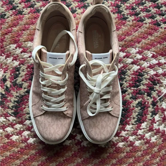 Michael Kors Blush Pink Sneakers - Picture 2 of 5